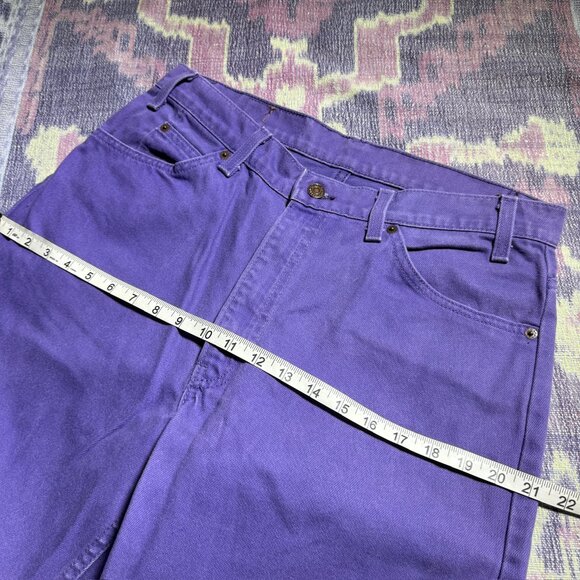 Levi's Vintage ORANGE TAB 560 Purple Denim Jeans Men's Size 33 x 30 - Picture 8 of 14